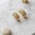 Gold plated teardrop earrings