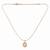 Gold plated snake chain pendant necklace