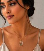 Gold plated snake chain pendant necklace