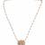 Pearl beaded chain kundan pendant necklace