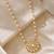 Pearl beaded chain kundan pendant necklace