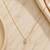 Gold Plated Sphere Ball Pendant Necklace