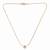 Gold Plated Sphere Ball Pendant Necklace