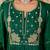 Women's Gorgeous Embroidery Work Chanderi Sik Fabric Flared Kurta Pant and Dupatta Set