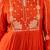 Women's Gorgeous Embroidery Work Chanderi Sik Fabric Flared Kurta Pant and Dupatta Set