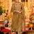 Women's Gorgeous Embroidery Work Simmar Chanderi Sik Fabric Flared Anarkali Pant and Dupatta Set