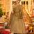 Women's Gorgeous Embroidery Work Simmar Chanderi Sik Fabric Flared Anarkali Pant and Dupatta Set