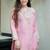 Women's Gorgeous Embroidery Work Simmer Silk Fabric Straight Kurta Pant