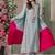 Women's Gorgeous Thread Work French Crepe Fabric Straight Kurta Palazzo and Dupatta Set