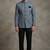 Steel grey texture jodhpuri for men | premium designer bandhgala ethnic wear