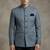 Steel grey texture jodhpuri for men | premium designer bandhgala ethnic wear
