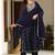Cotton Anarkali Kurta Set with Pant & Dupatta