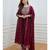 Cotton Anarkali Kurta Set with Pant & Dupatta