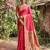 Light pink color soft silk blend saree with running blouse