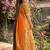 Yellow colour soft silk blend saree with running blouse