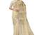 Dark off white embroidered organza silk designer saree