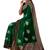 Emerald green zari woven designer saree