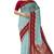 Sky blue zari woven designer saree