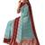 Sky blue zari woven designer saree
