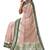 Dusty pink zari woven designer saree