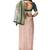 Dusty pink zari woven designer saree