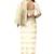 Cream oof white zari woven designer saree