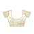 Cream oof white zari woven designer saree