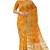 Mustard yellow zari woven designer saree