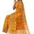 Mustard yellow zari woven designer saree