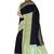 Navy blue & mint green zari woven designer saree