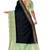 Navy blue & mint green zari woven designer saree