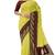 Lime yellow zari woven designer saree