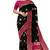 Black & rani pink zari woven designer saree