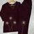 Wine pure cotton kantha work co-ord set