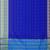 Royal blue & sky blue checked saree