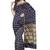 Navy blue floral zari saree
