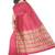 Pink floral zari woven saree
