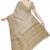Dark off white floral zari saree