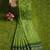 Leaf green traditional saree