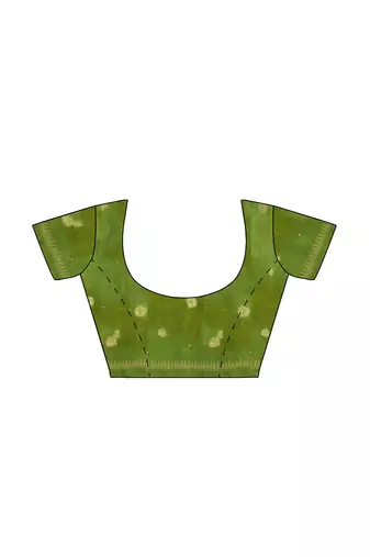 Leaf green traditional saree