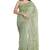 Rust orange embroidered saree