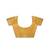 Mustard gold checked saree