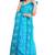 Sky blue printed saree