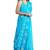Sky blue printed saree