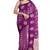 Royal purple printed saree