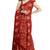 Deep maroon printed saree