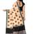 Dark off white spiral printed saree