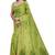 Light green organza saree