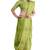 Light green organza saree