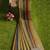 Olive striped traditional saree